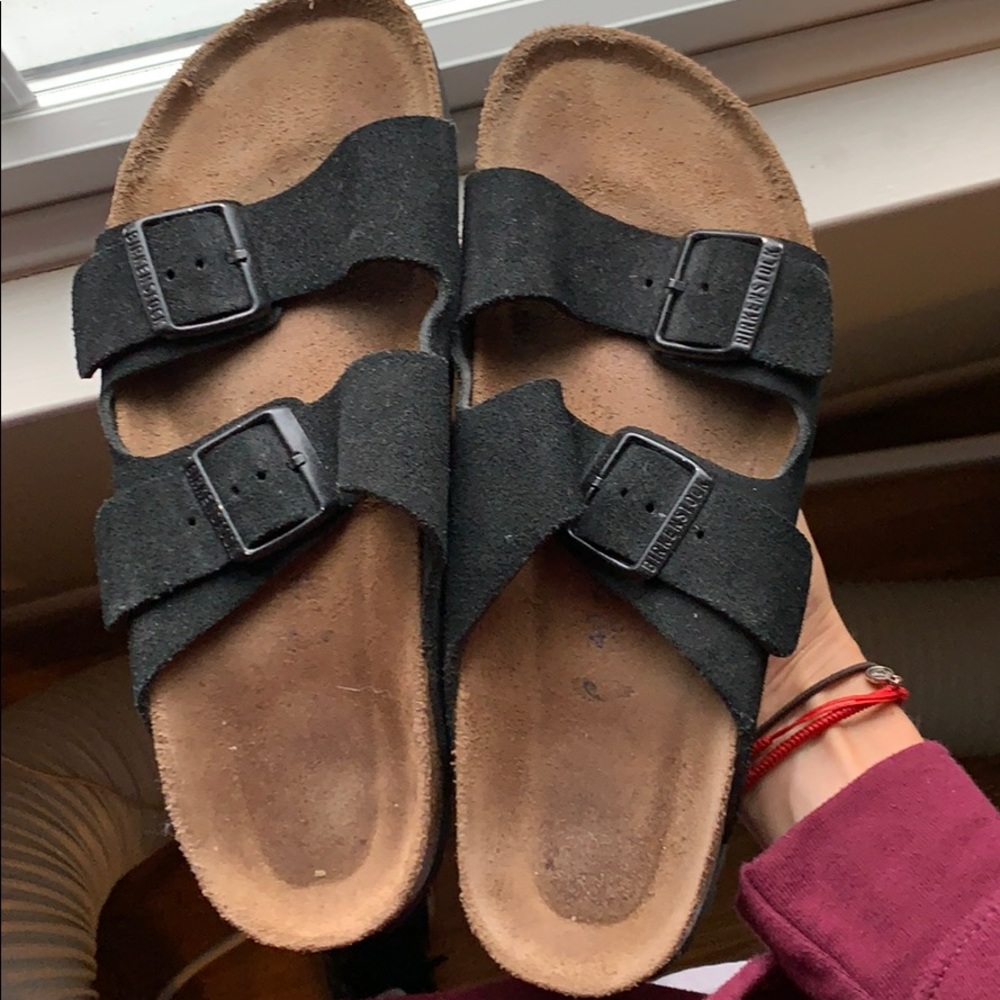 Great condition Birkenstock’s navy blue